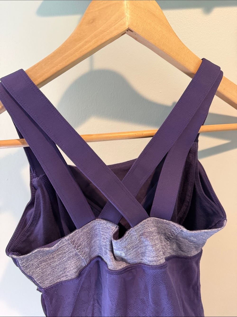Lululemon 4 Chaturanga Concord Grape Athletic Activewear Tank Top - Picture 7 of 10